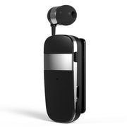 K53 Stereo Wireless Bluetooth Headset Calls Remind Vibration Wear-Clip Driver Auriculares Earphone For Phone(Black)