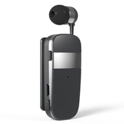 K53 Stereo Wireless Bluetooth Headset Calls Remind Vibration Wear-Clip Driver Auriculares Earphone For Phone(Gray)