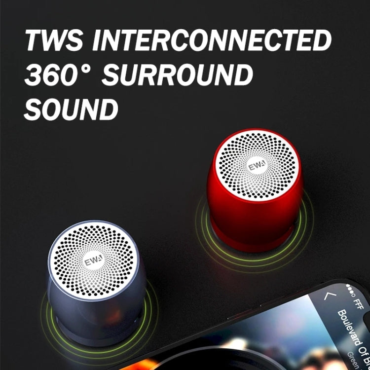 EWA A1 Portable TWS Bluetooth Wireless Speaker IPX5 Water-resistant Support TF Card(Gold)
