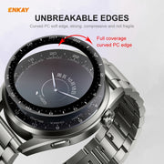 10 PCS For Huawei WATCH 3 Pro 48mm ENKAY Hat-Prince 3D Full Coverage Soft PC Edge + PMMA HD Screen Protector Film