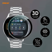 1 PC For Huawei WATCH 3 46mm ENKAY Hat-Prince 3D Full Coverage Soft PC Edge + PMMA HD Screen Protector Film