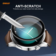 1 PC For Huawei WATCH 3 46mm ENKAY Hat-Prince 3D Full Coverage Soft PC Edge + PMMA HD Screen Protector Film