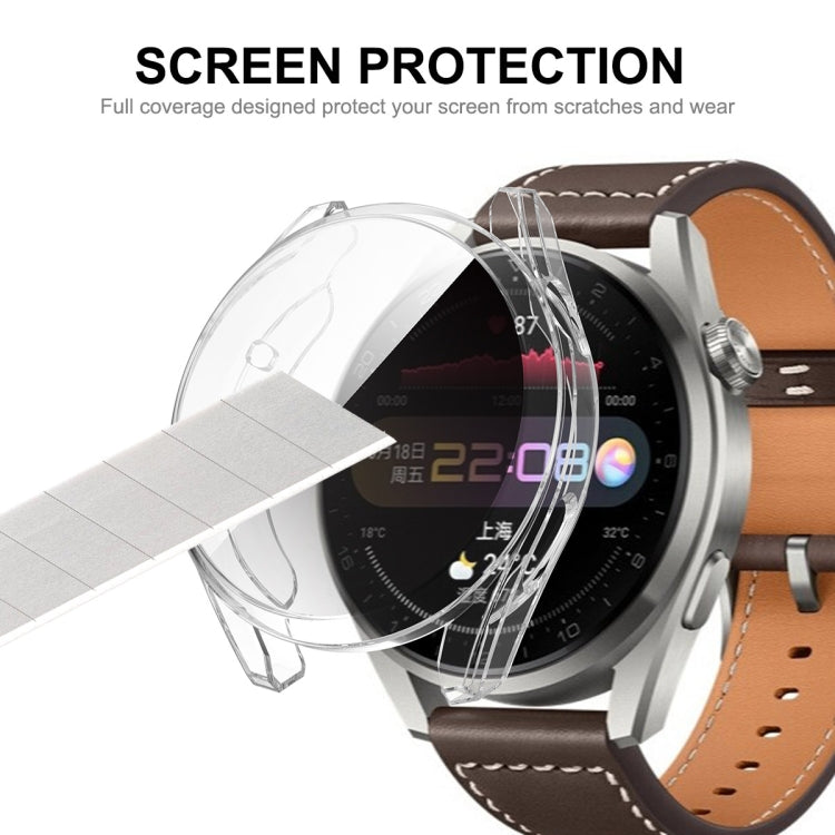 For Huawei Watch 3 Pro 48mm ENKAY Hat-Prince Full Coverage Transparent Soft Case TPU HD Clear Cover