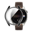 For Huawei Watch 3 Pro 48mm ENKAY Hat-Prince Full Coverage Transparent Soft Case TPU HD Clear Cover(Black) - Watch Cases by ENKAY