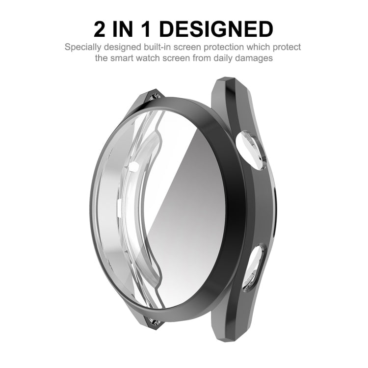 For Huawei Watch 3 Pro 48mm ENKAY Hat-Prince Full Coverage Transparent Soft Case TPU HD Clear Cover(Rose Gold) - Watch Cases by ENKAY