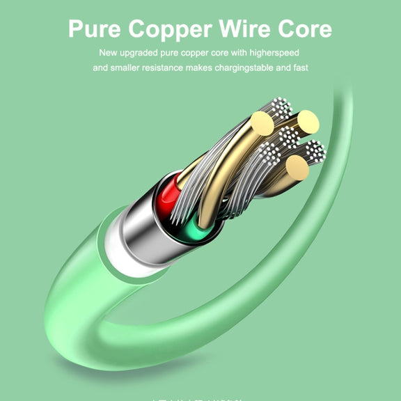 ENKAY Hat-Prince ENK-CB209 PD 20W 3A Type-C to 8 Pin Silicone Data Sync Fast Charging Cable, Cable Length: 1.2m(Purple)