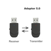 KN330 2 in 1 USB Bluetooth 5.0 Adapter Wireless Receiver Transmitter for Computer TV Car