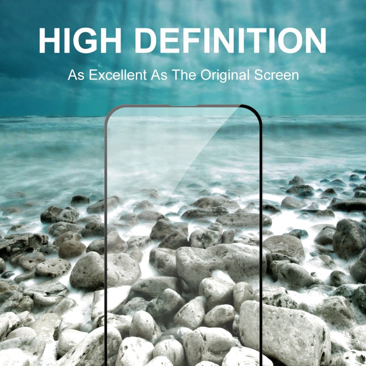 For iPhone 13 / 13 Pro 5pcs ENKAY Hat-Prince Full Glue 0.26mm 9H 2.5D Tempered Glass Screen Protector Full Coverage Film