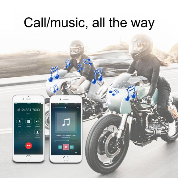 T4 Motorcycle Helmet Bluetooth Headsets BT 5.0 Stereo Automatically Connect to Support SIRI