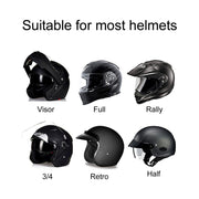T4 Motorcycle Helmet Bluetooth Headsets BT 5.0 Stereo Automatically Connect to Support SIRI