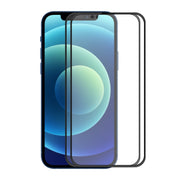 For iPhone 13 Pro Max 2pcs ENKAY Hat-Prince Anti-drop Full Glue Tempered Glass Full Screen Film Anti-fall Protector