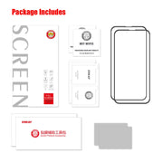 For iPhone 13 Pro Max 2pcs ENKAY Hat-Prince Anti-drop Full Glue Tempered Glass Full Screen Film Anti-fall Protector