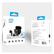 T&G T50 Sport TWS Bluetooth Earphone HIFI Noise Canceling Handfree Earbuds with Microphone(White)