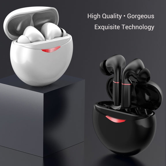 T&G T50 Sport TWS Bluetooth Earphone HIFI Noise Canceling Handfree Earbuds with Microphone(White)