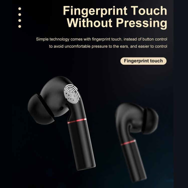 T&G T50 Sport TWS Bluetooth Earphone HIFI Noise Canceling Handfree Earbuds with Microphone(White)