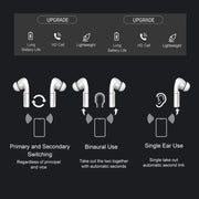 T&G T50 Sport TWS Bluetooth Earphone HIFI Noise Canceling Handfree Earbuds with Microphone(Black)