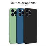 For iPhone 13 Pro Max PINWUYO Touching Series Liquid Silicone TPU Shockproof Case (Green)