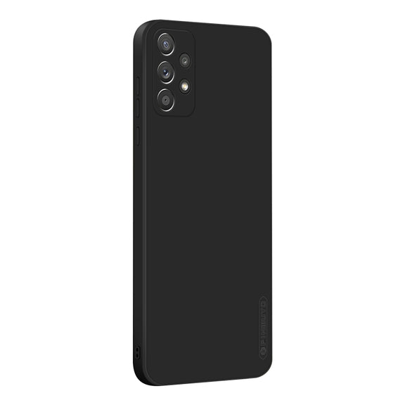 For Samsung Galaxy A52 4G/5G PINWUYO Touching Series Liquid Silicone TPU Shockproof Case(Black)