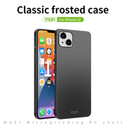 For iPhone 13 MOFI Frosted PC Ultra-thin Hard Case(Black)