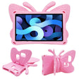For Amazon Kindle Fire HD 8 2020 Butterfly Bracket Style EVA Children Falling Proof Cover Protective Case(Pink) - Amazon by PMC TechLife | Online Shopping South Africa | PMC TechLife | Buy Now Pay Later Mobicred