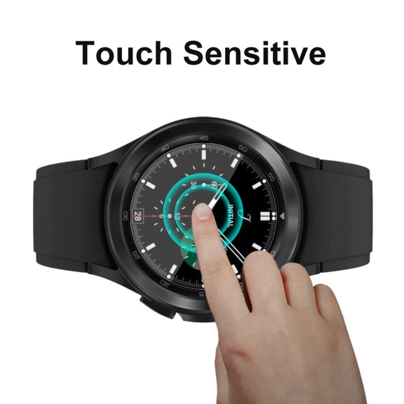 1 PCS For Samsung Galaxy Watch4 Classic 46mm ENKAY Hat-Prince Full Screen Coverage Without Warping Edge TPU Soft Film