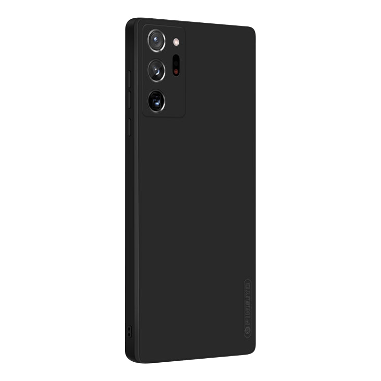 For Samsung Galaxy Note20 Ultra PINWUYO Touching Series Liquid Silicone TPU Shockproof Case(Black)