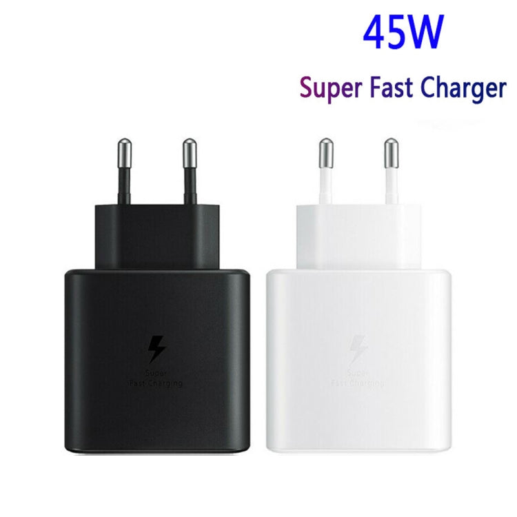M135 45W USB-C / Type-C Port Fast Charger, EU Plug(Black)