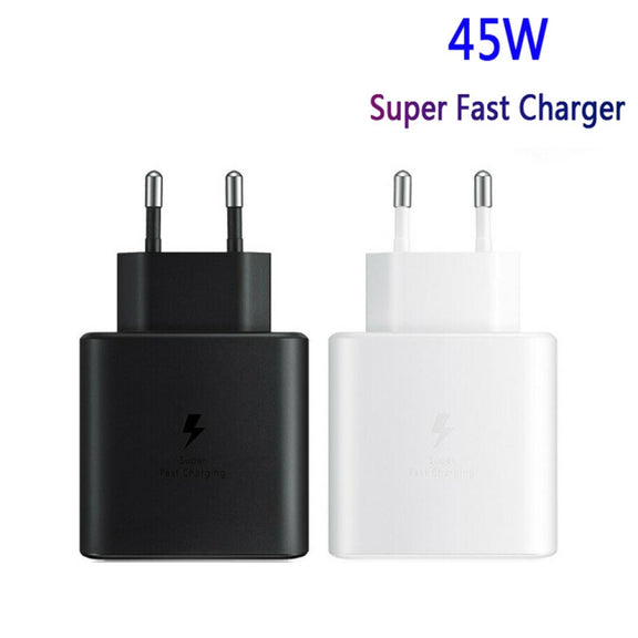 M135 45W USB-C / Type-C Port Fast Charger, EU Plug(Black)
