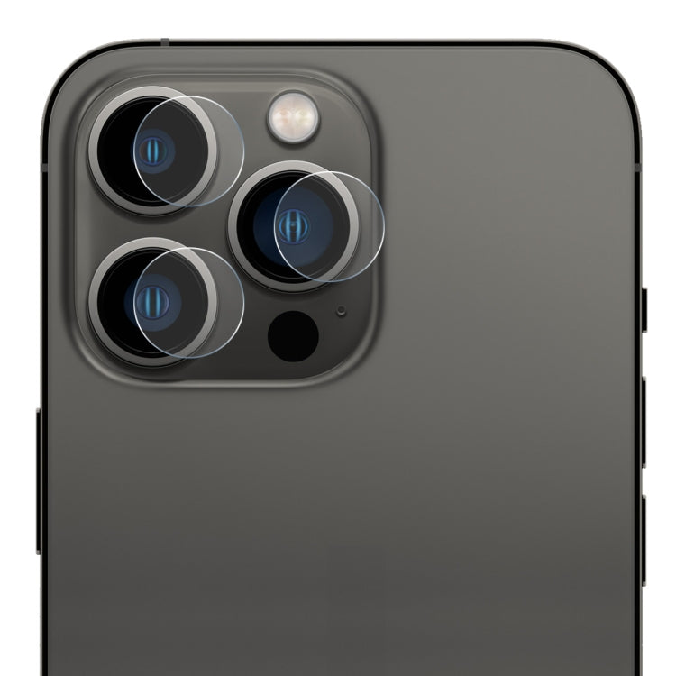 For iPhone 13 Pro / 13 Pro Max 1 Set ENKAY Hat-Prince Case Friendly Tempered Glass Camera Lens Film Anti-Scratch Protector