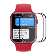 2 PCS ENKAY Hat-Prince 3D Full Coverage Soft PC Edge + PMMA HD Screen Protector Film For Apple Watch Series 7 45mm