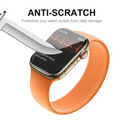 2 PCS ENKAY Hat-Prince Case Friendly 3D Full Screen PET Curved Hot Bending HD Screen Protector Film For Apple Watch Series 7 41mm(Black)