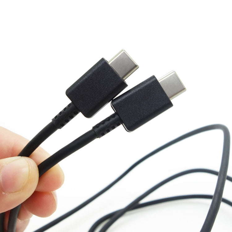 XJ-69 5 PCS 1m 3A USB-C / Type-C to Type-C TPU Charging Sync Data Cable for Mobile Phone(White)