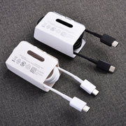 XJ-69 5 PCS 1m 3A USB-C / Type-C to Type-C TPU Charging Sync Data Cable for Mobile Phone(White)