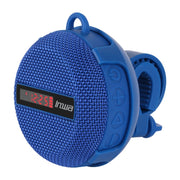 BT368 LED Digital Display Outdoor Portable IPX65 Water-resistant Bluetooth Speaker(Blue)