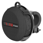 BT368 LED Digital Display Outdoor Portable IPX65 Water-resistant Bluetooth Speaker(Black)
