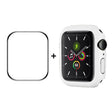 ENKAY Hat-Prince PC Frame + Full Coverage PMMA HD Screen Protector Film For Apple Watch Series 8 / 7 41mm(White) - free shipping - PMC TechLife - Order now!