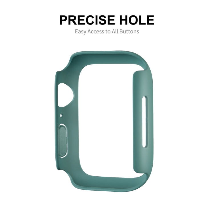 ENKAY Hat-Prince PC Frame + Full Coverage PMMA HD Screen Protector Film For Apple Watch Series 8 / 7 41mm(Red)