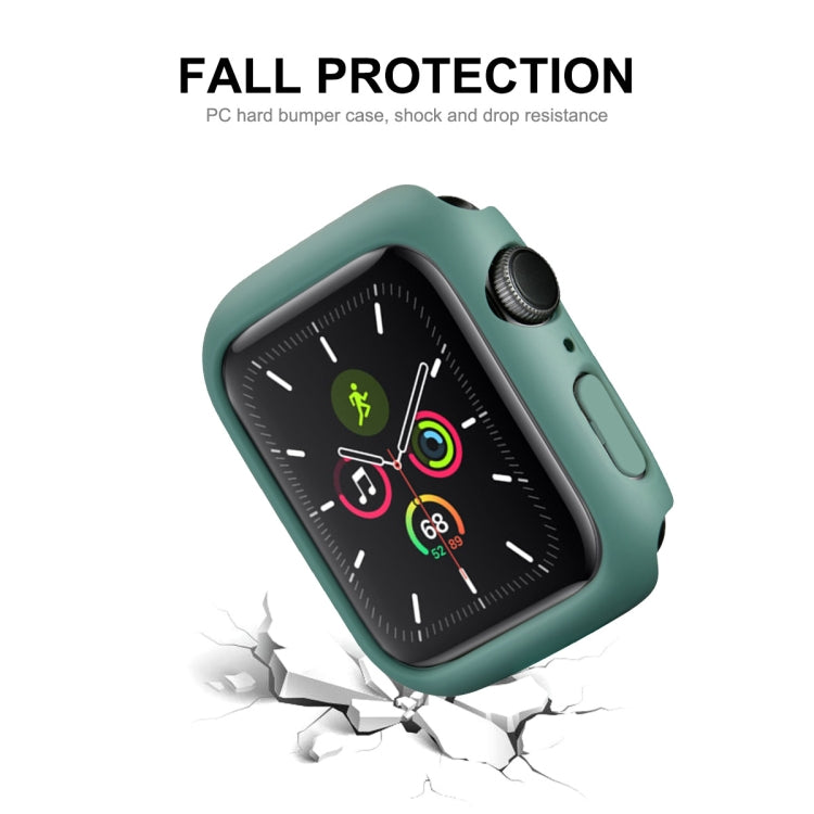 ENKAY Hat-Prince PC Frame + Full Coverage PMMA HD Screen Protector Film For Apple Watch Series 8 / 7 41mm(White)