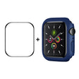 ENKAY Hat-Prince PC Frame + Full Coverage PMMA HD Screen Protector Film For Apple Watch Series 8 / 7 45mm(Dark Blue) - free shipping - PMC TechLife - Order now!