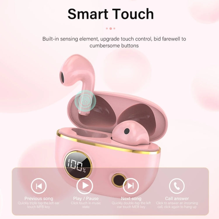 PRO100 TWS Bluetooth 5.2 Noise Canceling Water-resistant Earphones 9D Stereo Sports Headphone with Charging Case(Black)