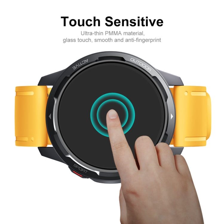 5 PCS For Xiaomi Watch Color 2 ENKAY Hat-Prince 3D Full Coverage Soft PC Edge + PMMA HD Screen Protector Film