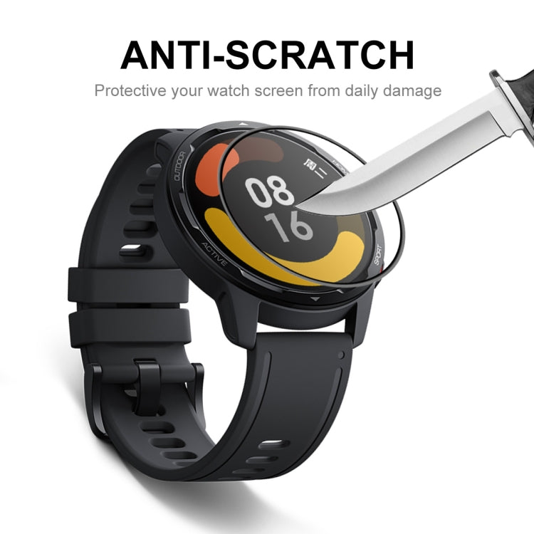5 PCS For Xiaomi Watch Color 2 ENKAY Hat-Prince 3D Full Coverage Soft PC Edge + PMMA HD Screen Protector Film