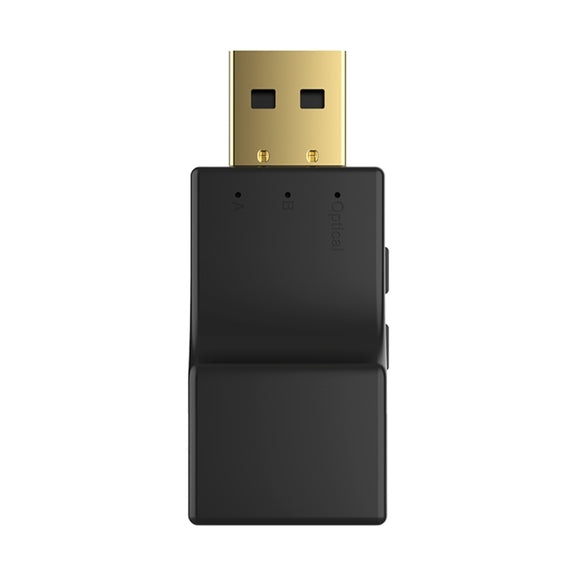 SW03 2 in 1 Bluetooth 5.0 Audio Transmitter USB + SPDIF Low Lantency Optical Wireless Adapter for TV PC