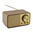 OneDer JY-66 Wooden Wireless BT5.0 Retro Classic Speaker FM Radio Support TF / U-Disk / AUX - free shipping - PMC TechLife - Order now!