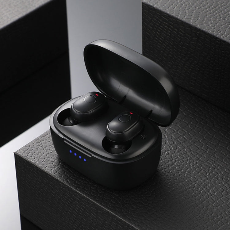 T&G TG911 Bluetooth V5.1 Sport Water-resistant Mini Touch-Control Noise Cancelling Earphones(Black)