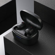 T&G TG911 Bluetooth V5.1 Sport Water-resistant Mini Touch-Control Noise Cancelling Earphones(Black)