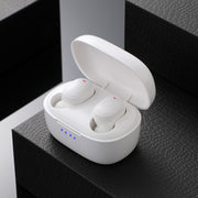 T&G TG911 Bluetooth V5.1 Sport Water-resistant Mini Touch-Control Noise Cancelling Earphones(White)