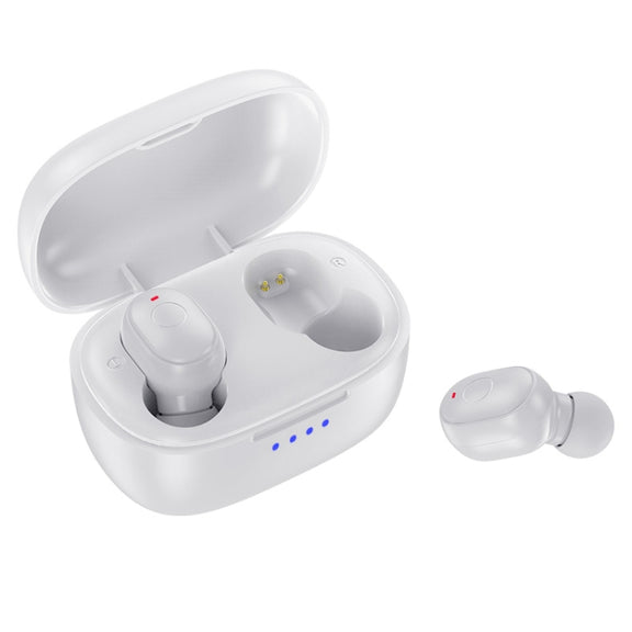 T&G TG911 Bluetooth V5.1 Sport Water-resistant Mini Touch-Control Noise Cancelling Earphones(White)