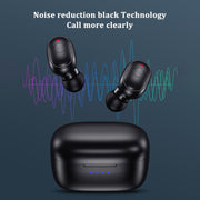 T&G TG911 Bluetooth V5.1 Sport Water-resistant Mini Touch-Control Noise Cancelling Earphones(Fink)