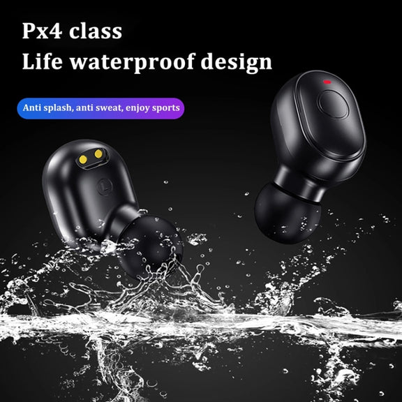 T&G TG911 Bluetooth V5.1 Sport Water-resistant Mini Touch-Control Noise Cancelling Earphones(Blue)